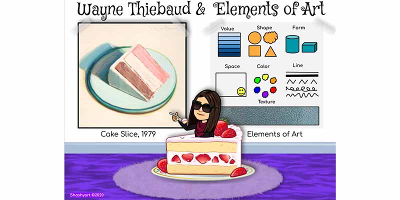 Wayne Thiebaud and the Elements of Art
