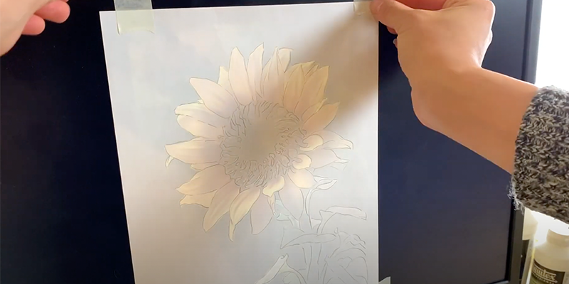 How To: Transfer Drawing onto Canvas