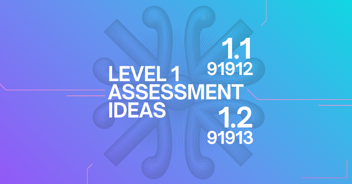 1.1 and 1.2 Assessment Ideas